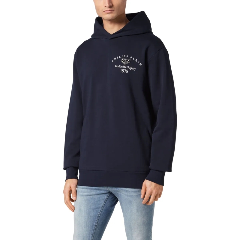 Philipp Plein Top Kapuzen-Sweatshirt dunkel-blau(Image 3)