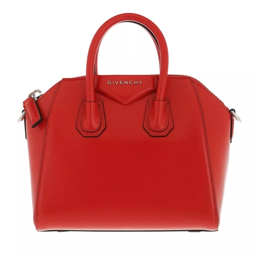Givenchy Antigona Mini Bowling Bag Red Bowling Bag