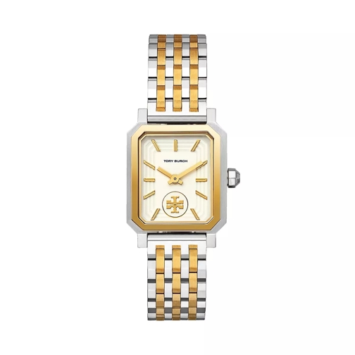 Tory Burch The Robinson Watch Stainless Steel Silver Gold Dresswatch