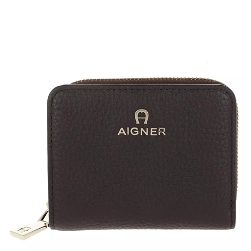 AIGNER Wallet   Java Brown Portemonnaie mit Zip-Around-Reißverschluss