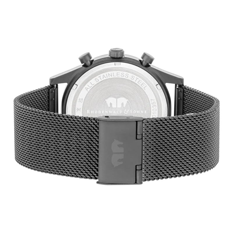 Rhodenwald & Söhne Automatikuhr Herren Armbanduhr Goodwill Edelstahl grau(Image 5)