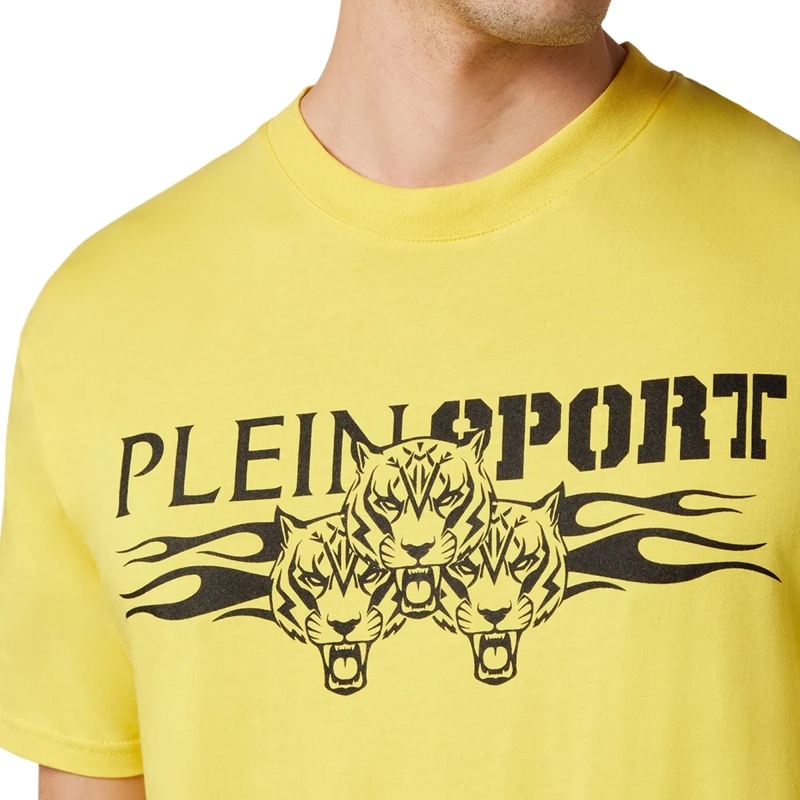 Plein Sport T-Shirt T-Shirt Tiger gelb(Image 5)