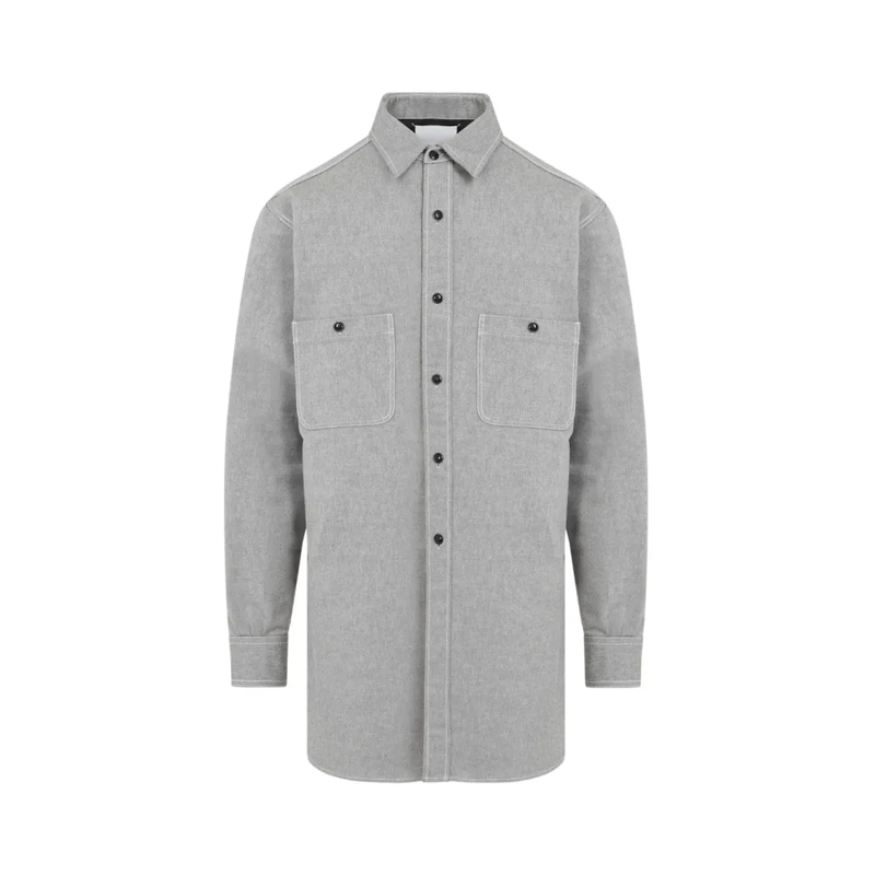 Maison Margiela Chemise Caviar Grey Cotton Shirt Grey
