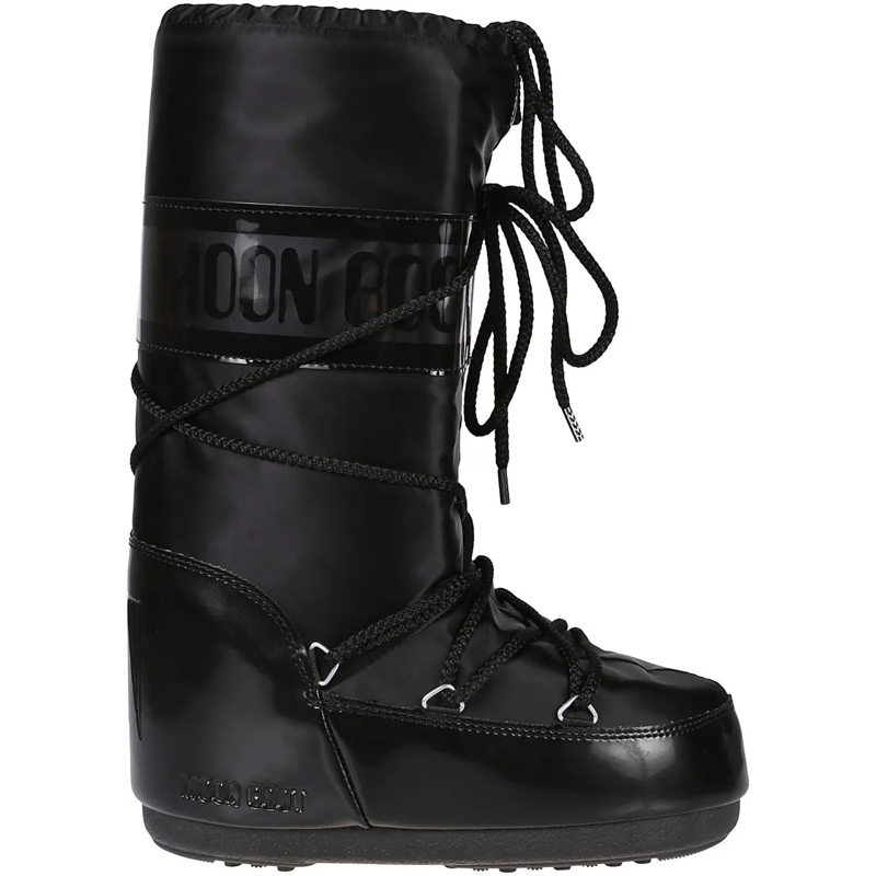 Moonboot Bottes Icon Glance Boots Black schwarz