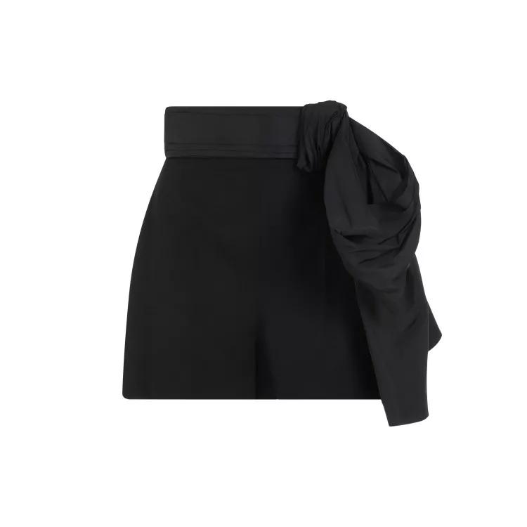 Alexander McQueen - Black Cupro Shorts - Größe 38 - black