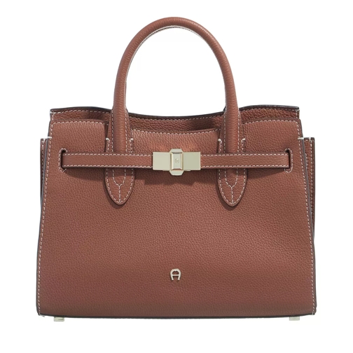 AIGNER Cartable Farah Cognac Brown