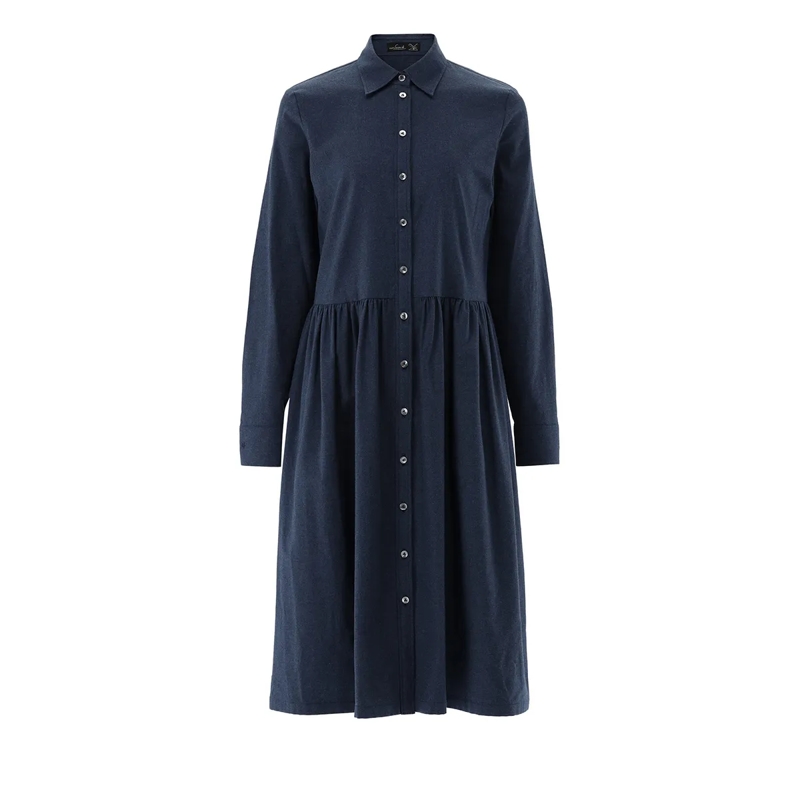 VAN LAACK Maxikleid Kleid Modern Fit Uni dunkel-blau