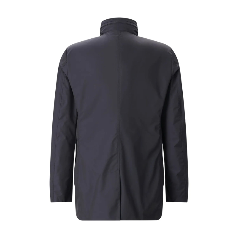 Moorer Overgangsjas Jacke aus Materialmix blau(Image 3)