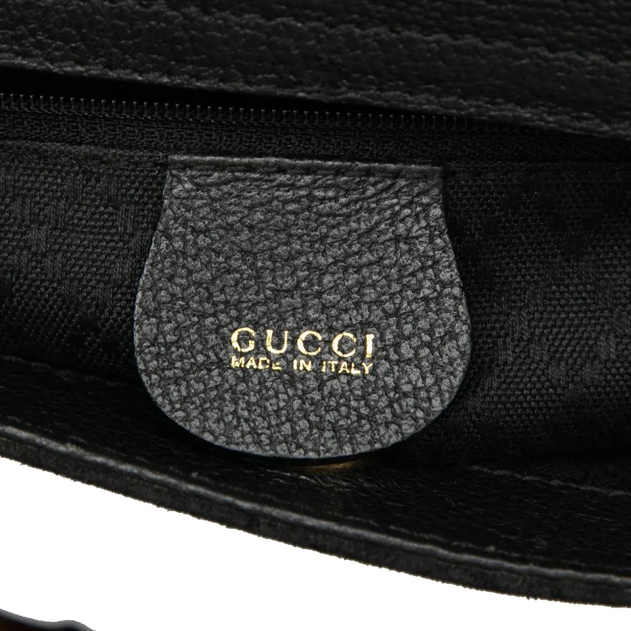 Thumbnail - Gucci Hobo Bags - Suede Bamboo Satchel - Gr. unisize - in Schwarz - für Damen