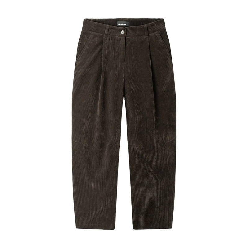 Cambio Pantalons décontractés Barrel-Fit Cordhose Ortensia braun