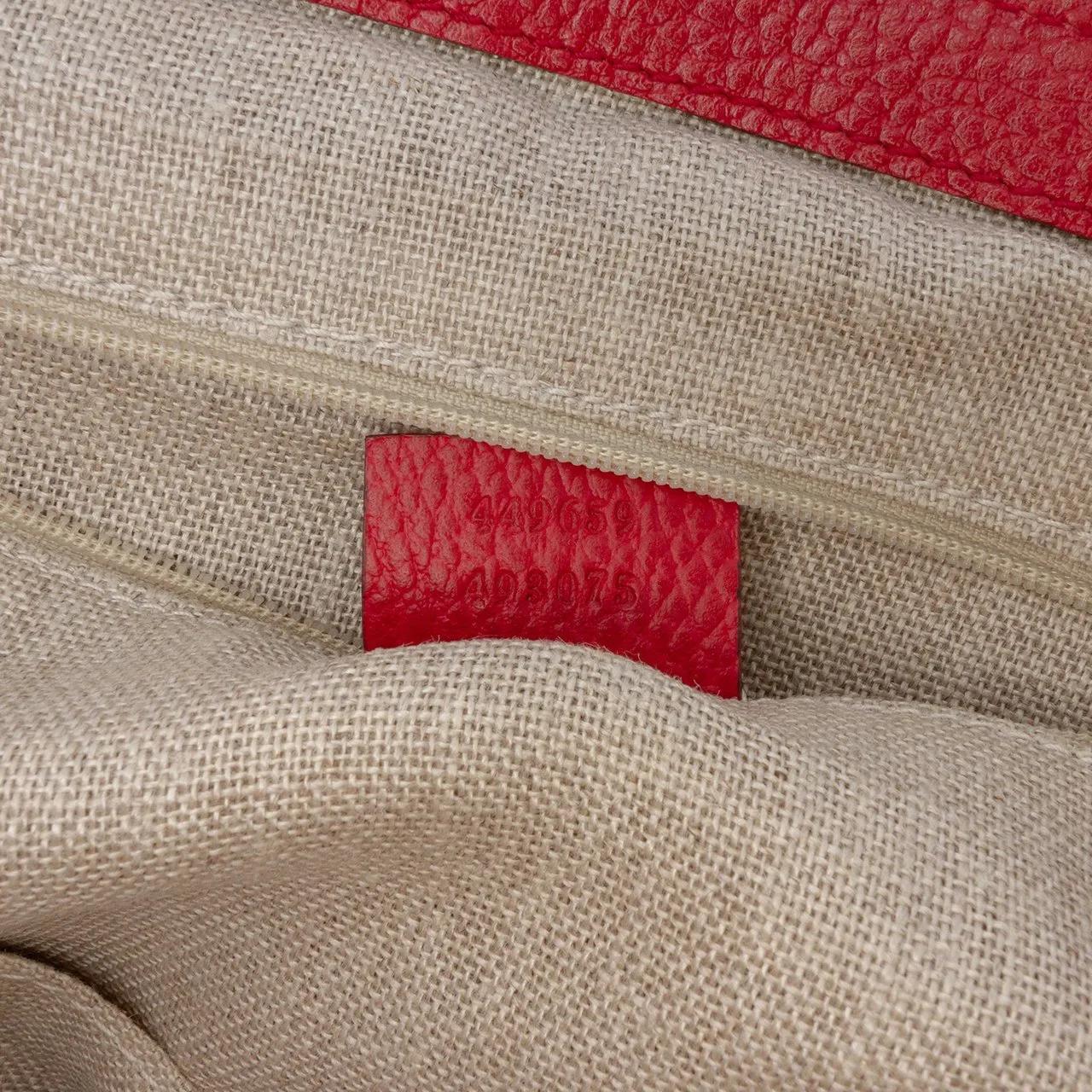 Thumbnail - Gucci Hobo Bags - Dollar Calfskin GG Charm Satchel - Gr. unisize - in Rot - für Damen