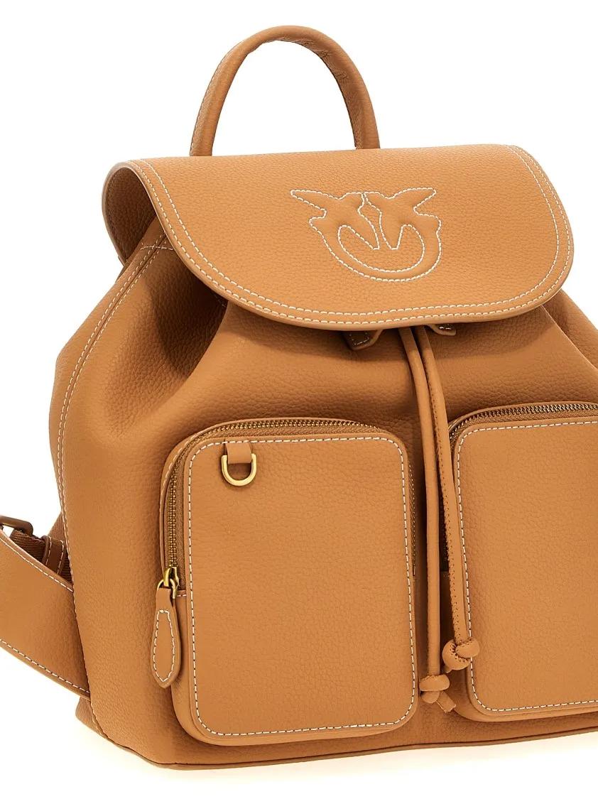 Pinko Rugzakken 'Carrie' Backpack in bruin