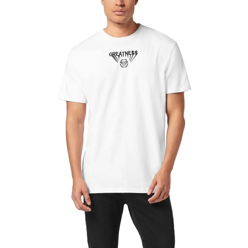 Philipp Plein T-Shirt T-Shirt Rundhalsausschnitt Ss weiss(Image 3)