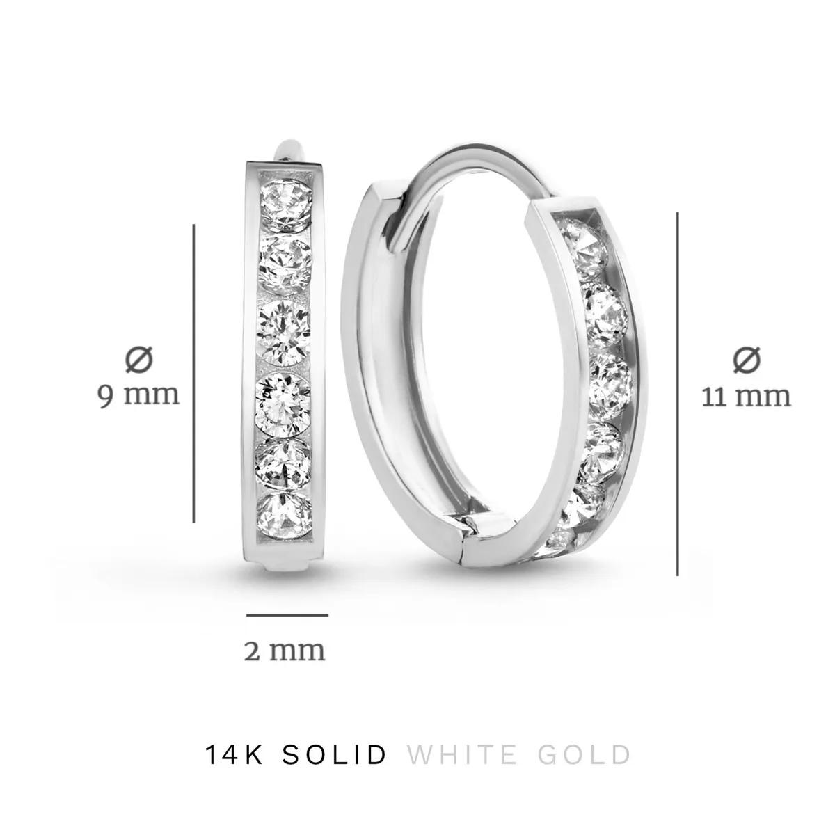 Thumbnail - Isabel Bernard Ohrringe - Cadeau d'Isabel 585 Weißgold Geschenkset - Gr. unisize - in Weiß - für Damen