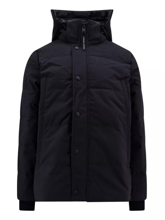 Padded And Quilted Nylon Jacket Black