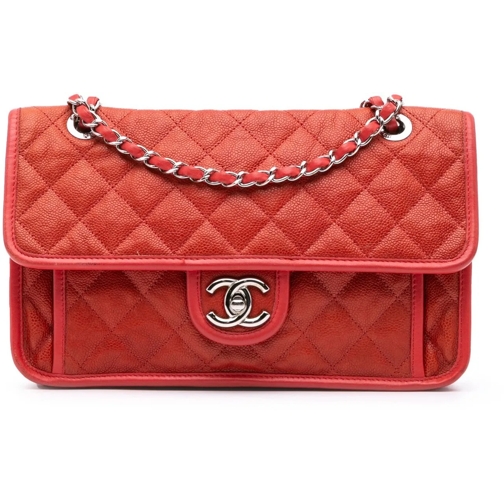 Chanel Tote 2011 Medium Caviar French Riviera Flap rot