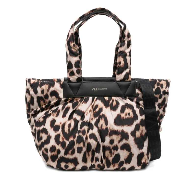 Vee Collective Schultertasche Caba Tote Medium Leopard