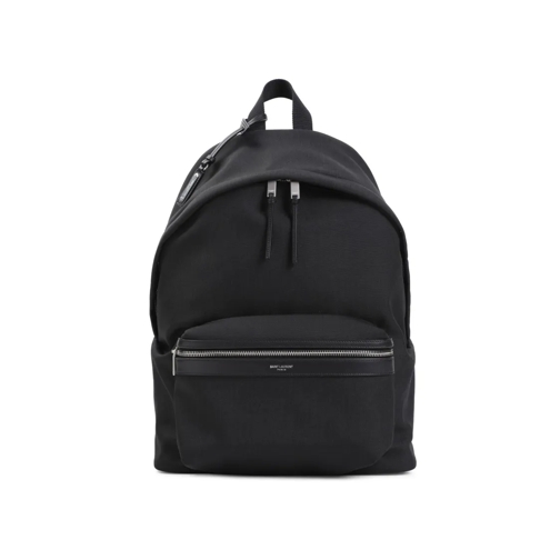 Saint Laurent Black City Backpack Black Rugzak