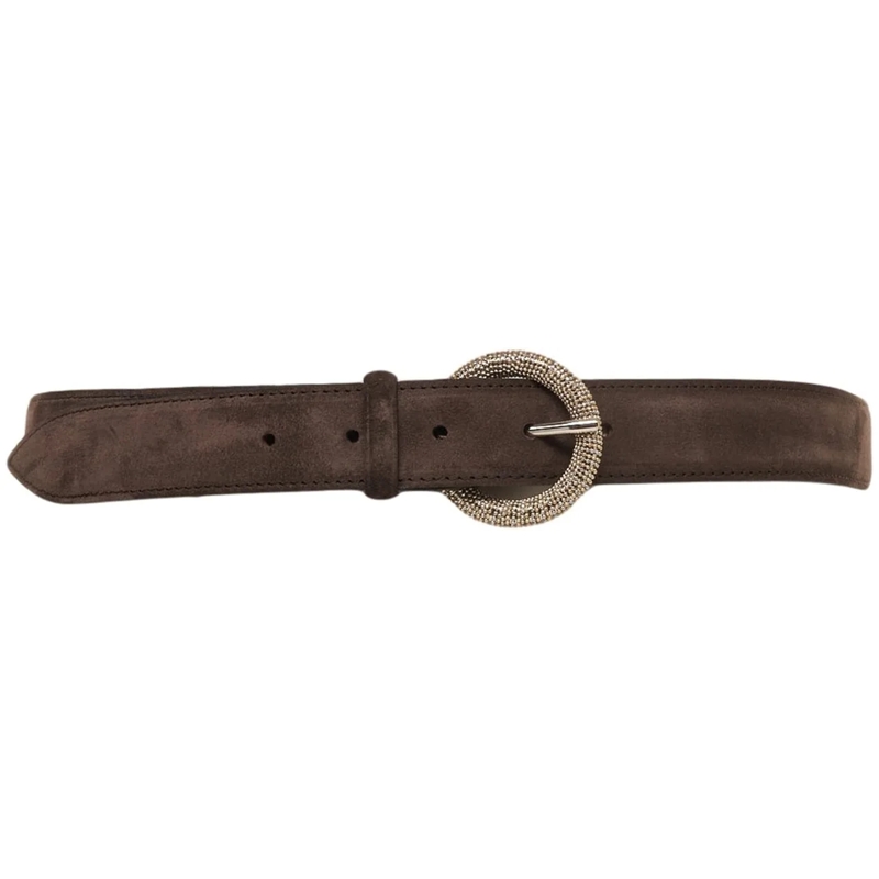 Orciani Ceinture en cuir Suede belt braun