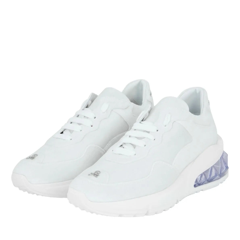 Philipp Plein Low-Top-Sneaker Läufer Sneaker weiss