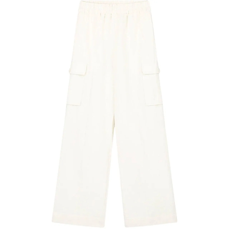 ØLÅF  olaf Cotton Linen Cargo Pants Cargo Off White W210 weiß