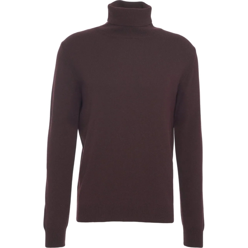 Dondup  Wool blend turtleneck sweater rot