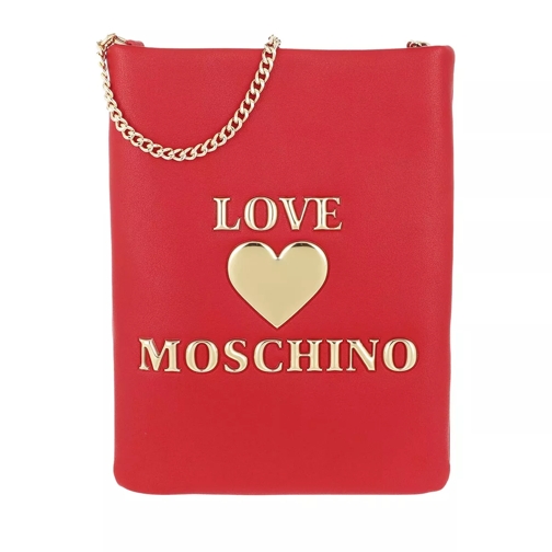 Love Moschino Phone Bag   Rosso Handytasche