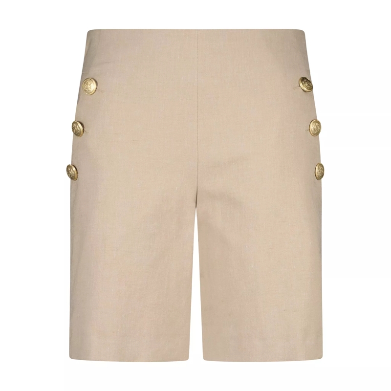 Seductive  Bermudashorts mit Knopf-Details 47702409314650 Beige