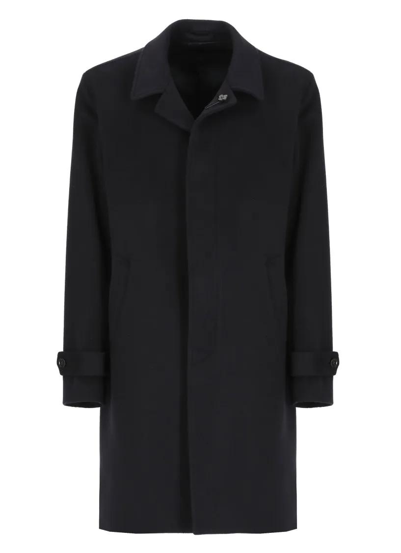 Lardini - Wool Coat - Größe 48 - schwarz