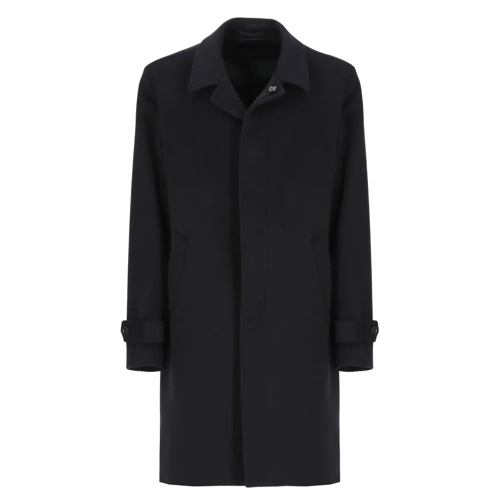 Lardini Wool Coat Black Bontjassen