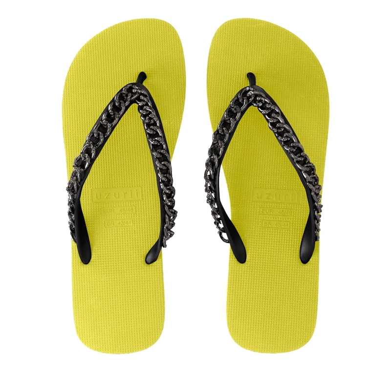 UZURII Flip Flops Zehentrenner Silver Large hell-grün(Image 3)