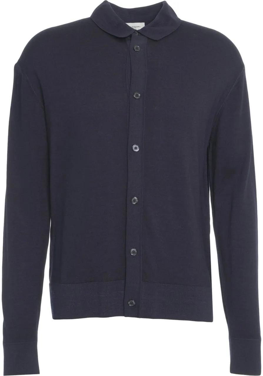 Paolo Pecora - Knitted shirt - Größe M - bunt