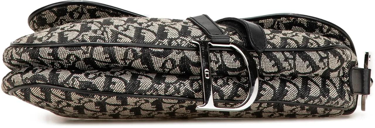 Thumbnail - Christian Dior Hobo Bags - Diorissimo Canvas Saddle Bag - Gr. unisize - in Blau - für Damen