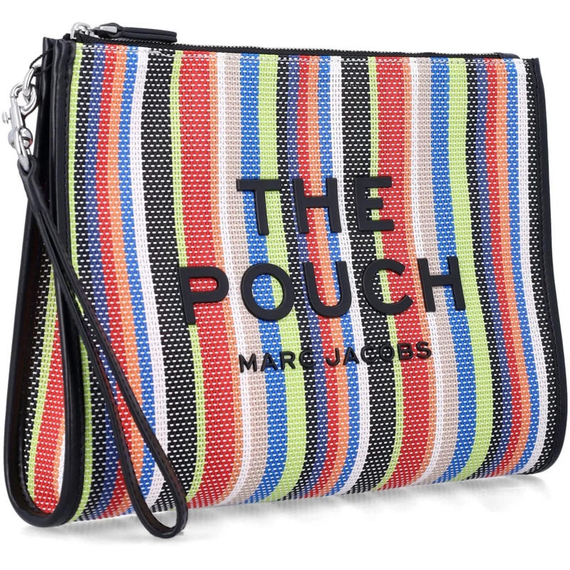 Marc Jacobs Clutch The Large Pouch Market Red Multi Striped mehrfarbig(Image 2)