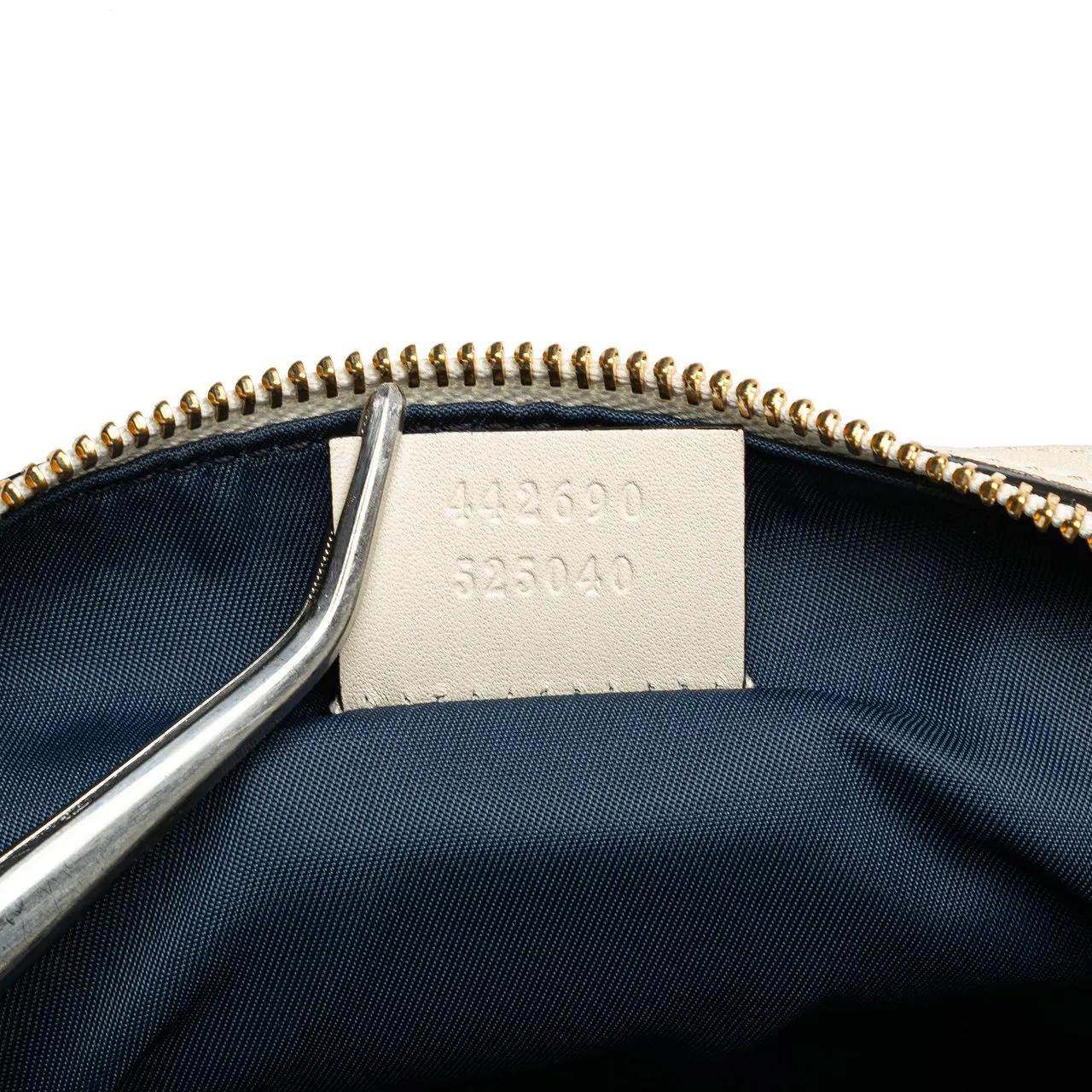 Thumbnail - Gucci Kosmetiktaschen - GG Marmont Canvas Herbarium Pouch - Gr. unisize - in Weiß - für Damen