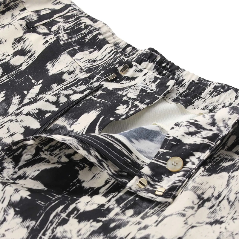 Pt Torino Freizeithose Weite Stoffhose Lorenza aus Satin schwarz(Image 3)