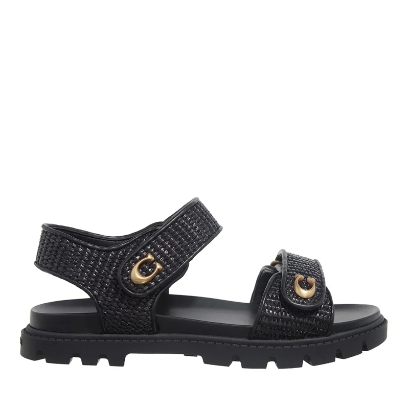 Coach Sandalen Brynn Straw Sndl Blk Black