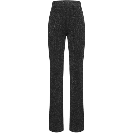 Gcds Broeken Gcds Viscose And Lurex Pants schwarz