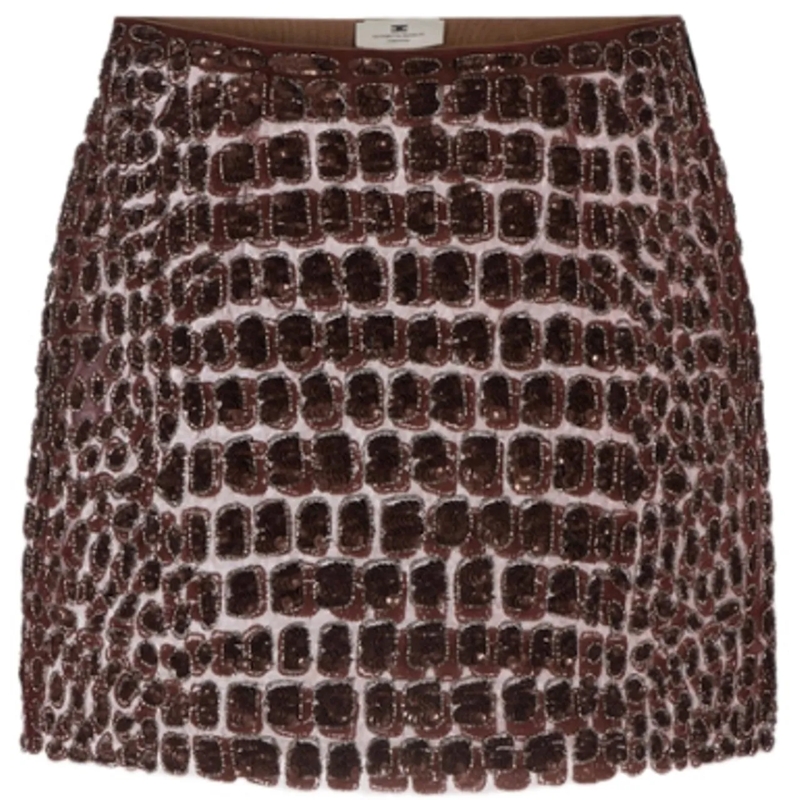Elisabetta Franchi Jupe midi Skirts Coffee braun