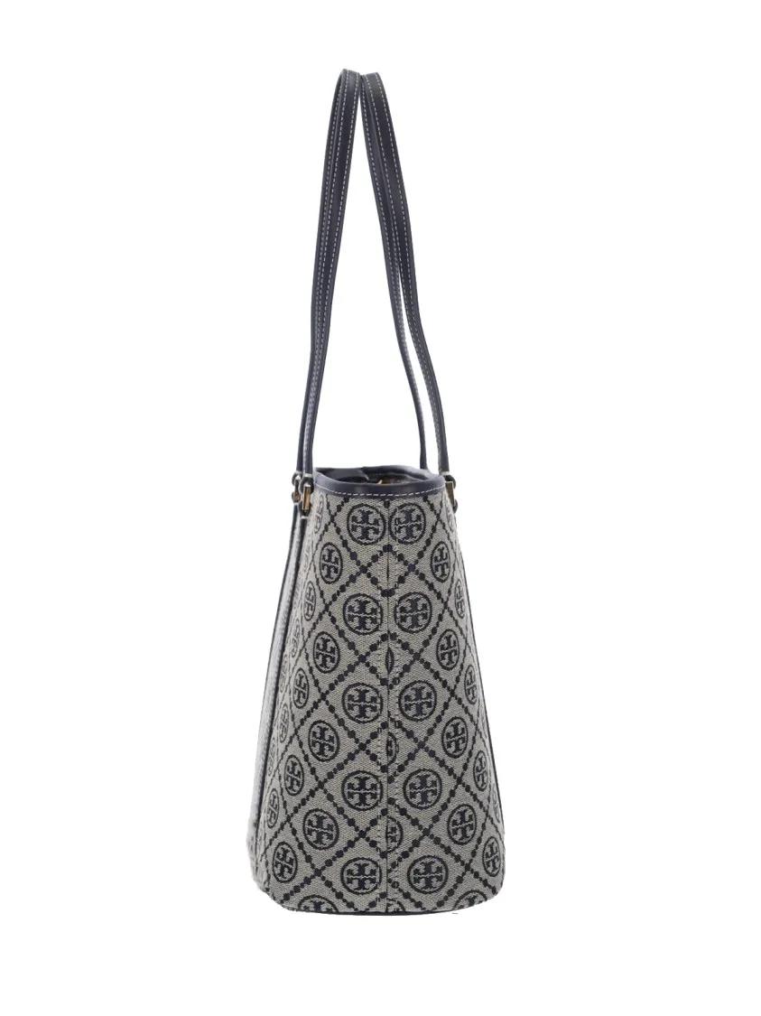 TORY BURCH Shoppers & Totes Small Tote Bag "T Monogram" – Beige in beige