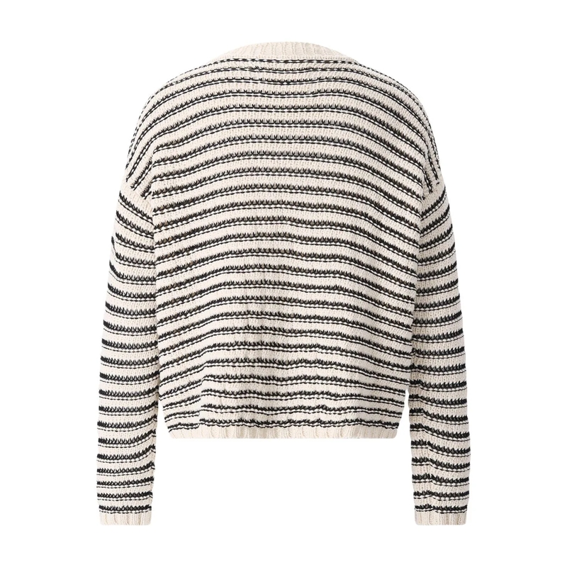 Roberto Collina Strickjacke Strickjacke aus Baumwolle weiß(Image 2)