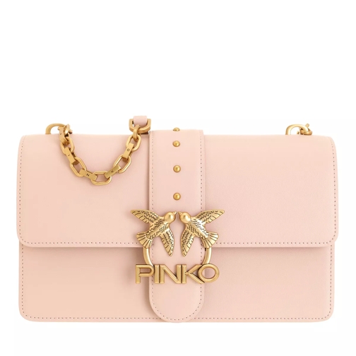 Pinko Love Classic Icon Simply 14 Cl Rosa Polvere Rosa Antique Gold Besace