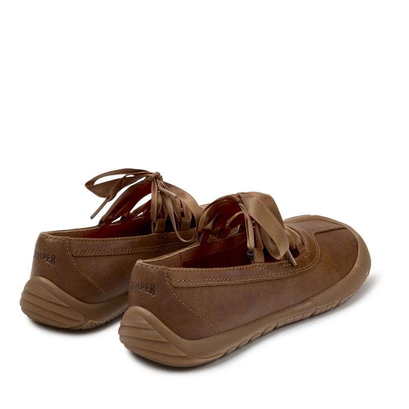 Camper Ballerinas - Zertifikat der Leather Working Group- Schuhmach mittel-braun(Image 3)