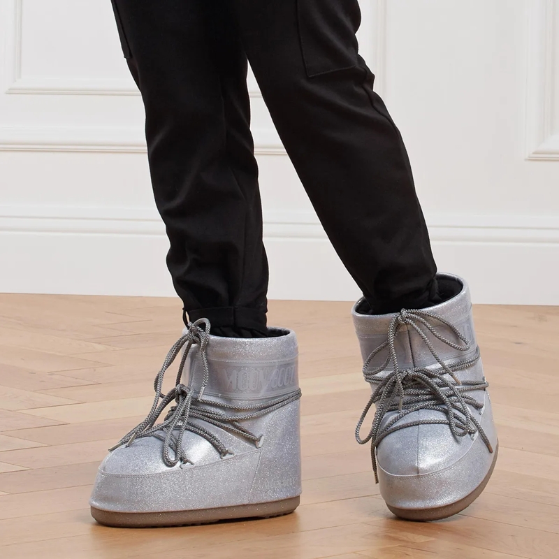 Moonboot Winterboots Mb Icon Low Glitter Silver (Image 2)