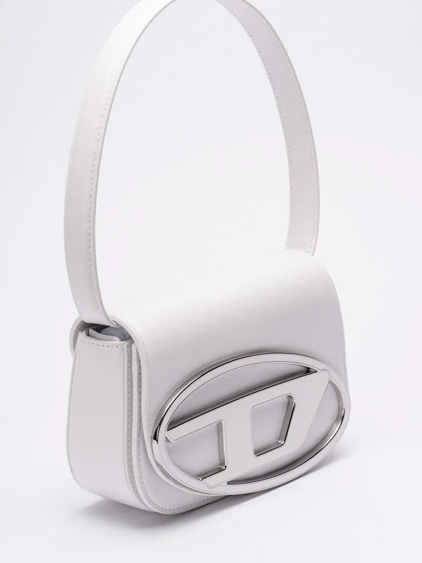 Diesel Hobo bags `1Dr` Iconic Shoulder Bag In Nappa Leather in wit