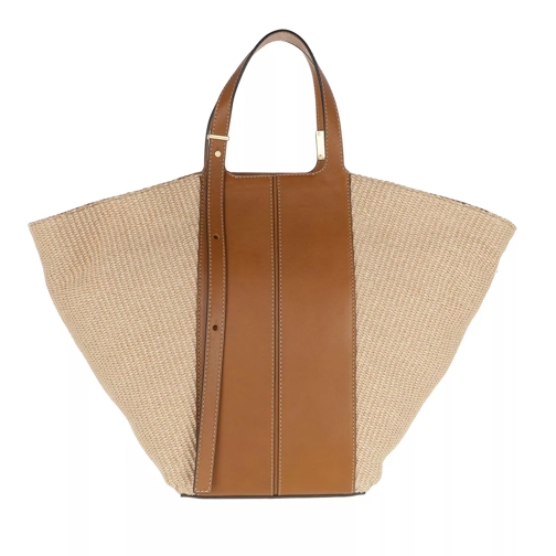Gianni Chiarini Two Handle Shopping Bag Leather Corda Cuoio Boodschappentas