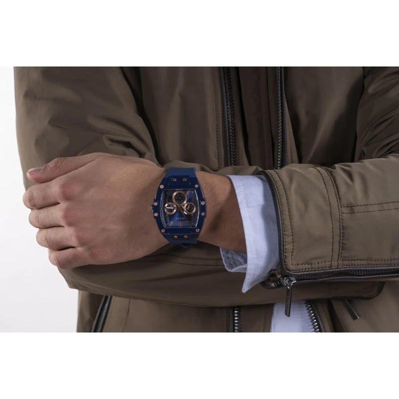 Guess Quarzuhr Quarz-Analoguhr Gt Phoenix blau(Image 5)