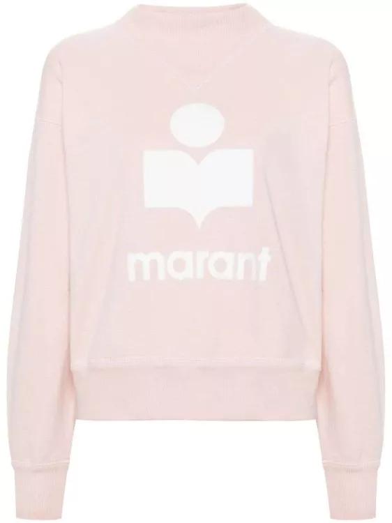 Etoile Isabel Marant - Moby Logo-Print Sweatshirt - Größe 34 - pink