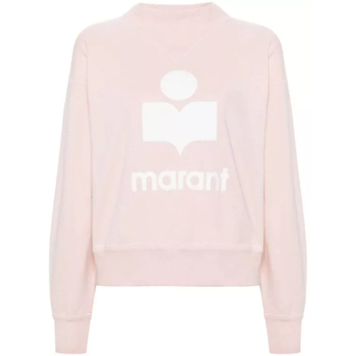 Etoile Isabel Marant Moby Logo-Print Sweatshirt Pink 