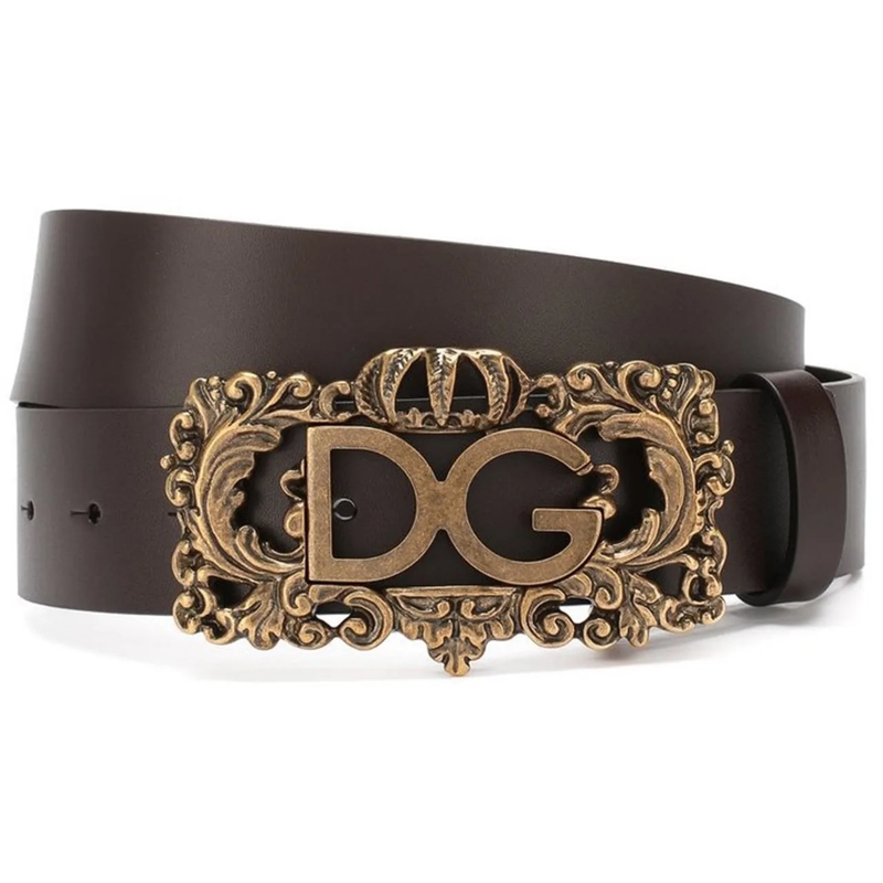 Dolce&Gabbana Ledergürtel Belt Black schwarz